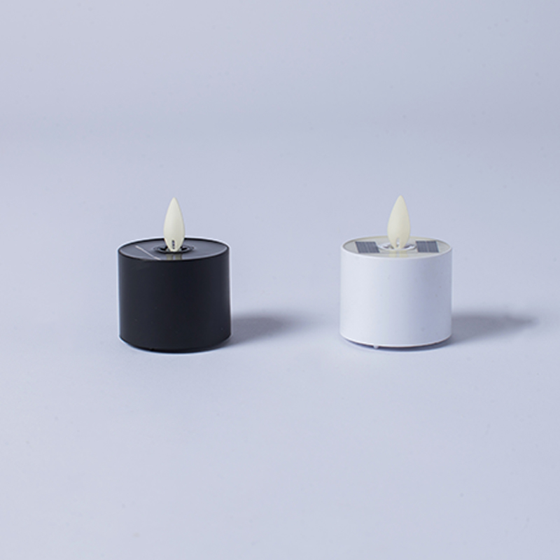 Słoneczne bezpłomieniowe świece typu tealight LED